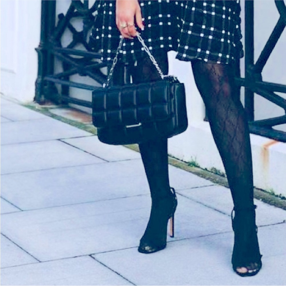 Topshop Quilted Chain Crossbody Bottega Inspo